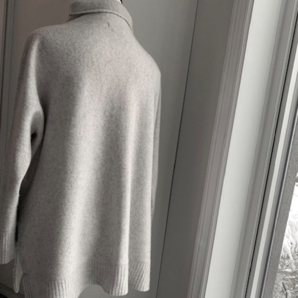 Zara cashmere grey oversized sweater size Medium - Picture 4 of 13